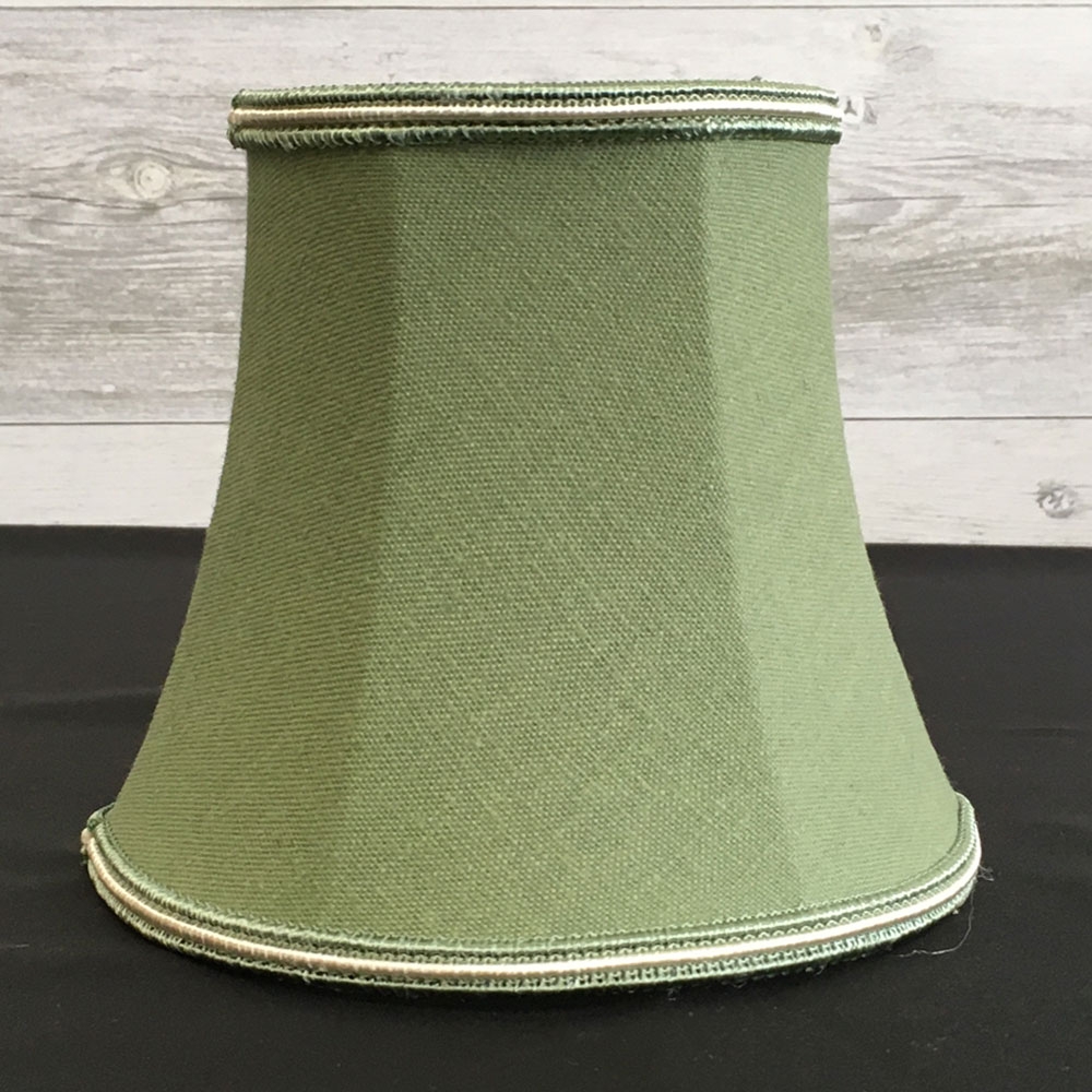 Retro Green Clip on Lampshade